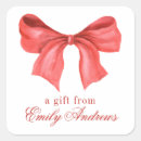 Search for red bows stickers For her