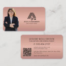 Search for rose gold metal business cards Modern