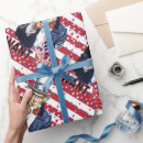 Search for stars and stripes wrapping paper Fourth of july