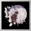 Search for cat full moon posters Gothic