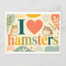 Search for hamsters postcards Illustration