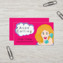 Search for avon business cards Retro