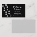 Search for dog grooming business cards Black