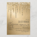 Search for luxury party invitations Gold foil