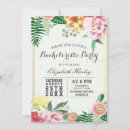 Search for bachelor hens party invitations Flowers