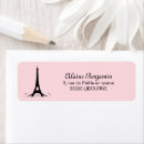 Search for paris france return address labels Elegant