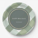 Search for green gingham plates Check