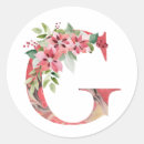 Search for monogram letter g stickers Red