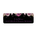 Search for black and purple return address labels Pretty