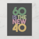 Search for 60th birthday postcards Typography