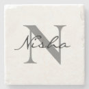 Search for monogram coasters Script