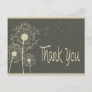 Search for dandelions thank you cards Grey