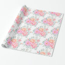 Search for peach floral wrapping paper Peonies