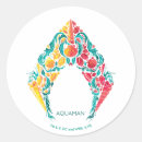 Search for aquaman logo stickers Dc comics