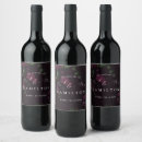 Search for halloween wedding wine labels Purple and black