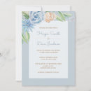 Search for flower sketch wedding invitations Blue