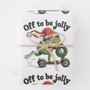 Search for christmas frog wrapping paper Santa