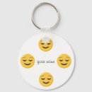 Search for face emoji key rings Yellow
