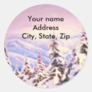 Search for snow address stickers Winter