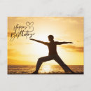 Search for fitness birthday cards Yoga