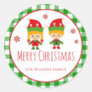 Search for elves stickers Festive