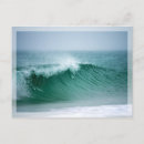 Search for green waves postcards Shore