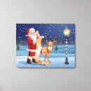 Search for christmas reindeer canvas prints Winter