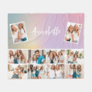 Search for pastel rainbow blankets Birthday