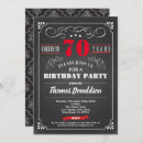 Search for cheers to 70 years birthday invitations Chalkboard