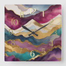 Search for plum purple clocks Abstract