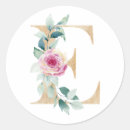 Search for e letter stickers Flowers