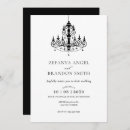 Search for chandelier wedding invitations Simple