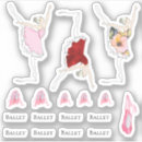 Search for little girl dancing stickers Ballerina