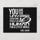 Search for science quotes postcards Carl sagan