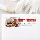 Search for cowboy boot return address labels Santa claus