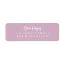 Search for pastel pink return address labels Trendy