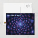 Search for fractals postcards Blue
