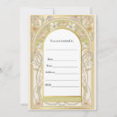 Search for blank floral invitations Vintage
