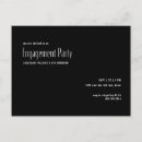 Search for white engagement party invitations Contemporary