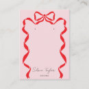 Search for bow chubby business cards Cute