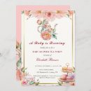 Search for shabby chic tea party invitations Romantic teapot teacup china