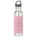 Search for inspirational quotes water bottles Pink