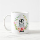 Search for watercolor penguin mugs Illustration