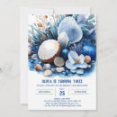 Search for undersea invitations Watercolor