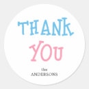 Search for thank you gender reveal stickers Simple