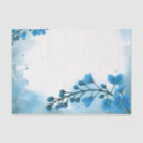 Search for floral decoupage tissue paper Blue