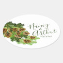 Search for pine cone wedding stickers Modern