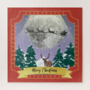 Search for vintage christmas puzzles Sleigh