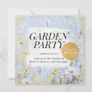 Search for garden tea party invitations Wildflower