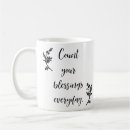 Search for count your blessing mugs Blessed